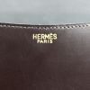 Bolso de mano Hermes Constance en cuero box marrón oscuro - Detail D4 thumbnail