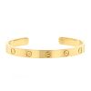 Cartier Love open bracelet in yellow gold - 00pp thumbnail