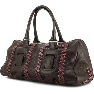 Sac de voyage montaigne en cuir Bottega Veneta Marron en Cuir