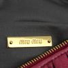 Miu Miu handbag in pink quilted leather - Detail D3 thumbnail
