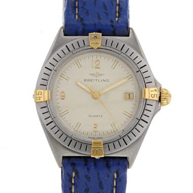 Orologio Breitling Callisto in oro e acciaio Ref : 80510 Circa  1988