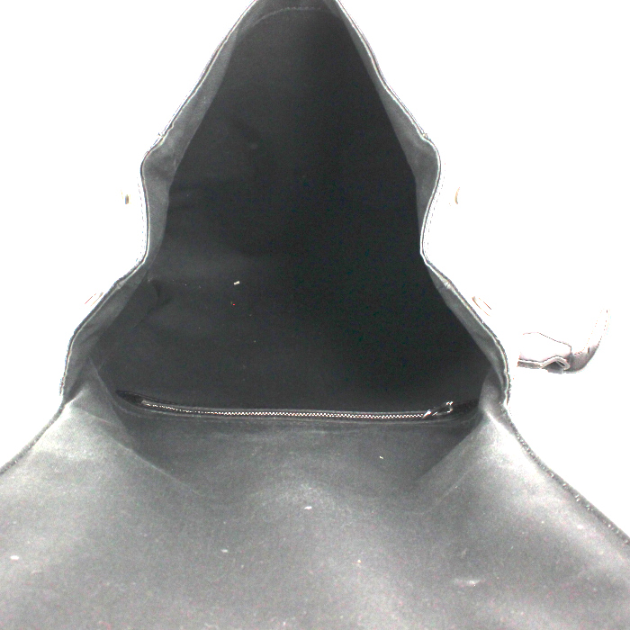 Zaino in pelle taiga nera - Detail D2