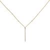 Messika Gatsby necklace in yellow gold and diamonds - 00pp thumbnail