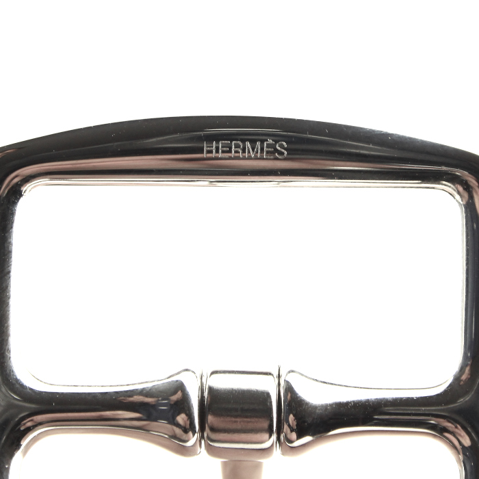 Cinturón Hermes en metal plateado - Detail D1