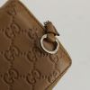 Billetera Gucci en cuero Monogram color oro - Detail D5 thumbnail