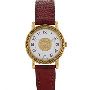 Reloj Hermes Sellier - wristwatch de oro amarillo 18k Circa  1990