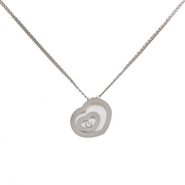 Collana Chopard Happy Spirit in oro bianco e diamante