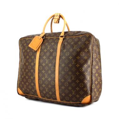 Sac de voyage Louis Vuitton Sirius 50 cm en toile monogram enduite et cuir naturel