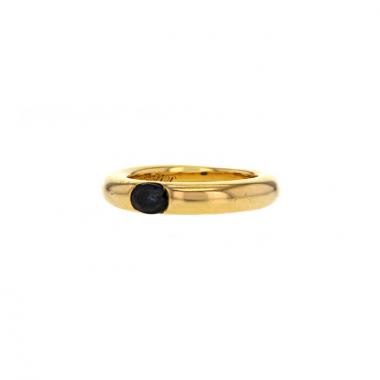 Anello a cerchio Cartier Ellipse in oro giallo e zaffiro