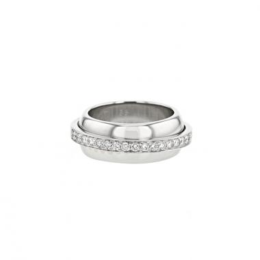 Bague mobile Piaget Possession en or blanc et diamants