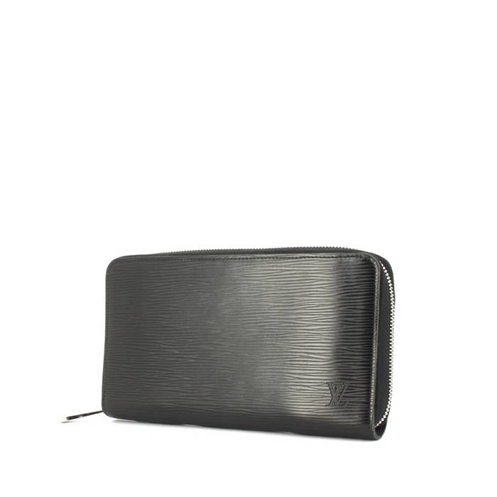 Joli petit porte-monnaie Damier noir et gris Louis Vuitton Zippy