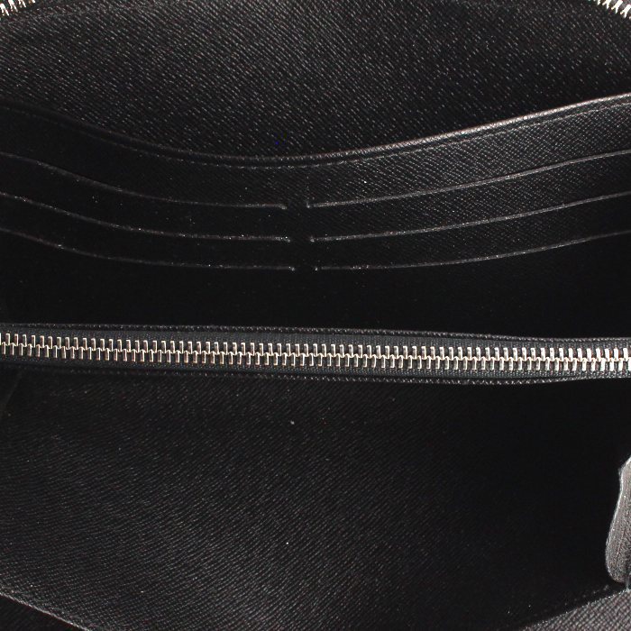Louis Vuitton Zippy wallet in black epi leather - Detail D2