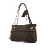 Lanvin Happy handbag in brown quilted leather - 00pp thumbnail