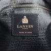 Bolso de mano Lanvin Happy en cuero acolchado marrón - Detail D3 thumbnail