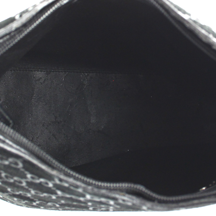 Borsa Bamboo in camoscio monogram nero - Detail D2