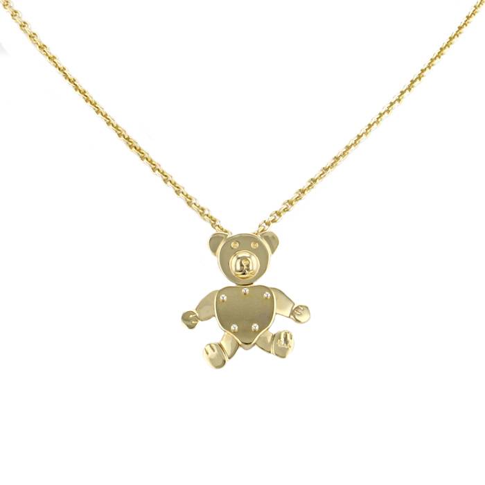 Collier Pomellato Orsetto grand modèle en or jaune