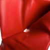 Monedero Louis Vuitton en lona a cuadros ébano y cuero rojo - Detail D2 thumbnail