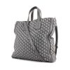 Goyard shopping bag in grey monogram canvas and grey leather - 00pp thumbnail