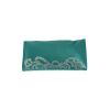Renaud Pellegrino pouch in blue satin - 360 Front thumbnail