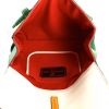 Renaud Pellegrino handbag in orange, white and green tricolor leather - Detail D2 thumbnail