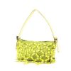 Renaud Pellegrino small model handbag in anise green canvas and green leather - 00pp thumbnail