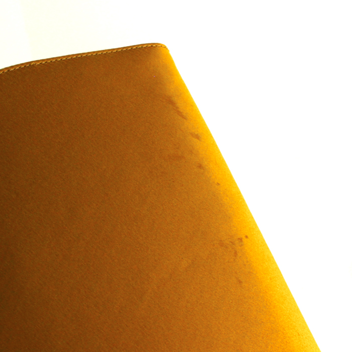 Borsa modello piccolo in raso giallo zafferano - Detail D3