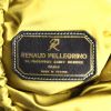 Bolso formato bolsa Renaud Pellegrino modelo pequeño en lona verde anís - Detail D3 thumbnail