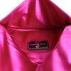 Bolsito de mano Renaud Pellegrino en satén rosa - Detail D2 thumbnail