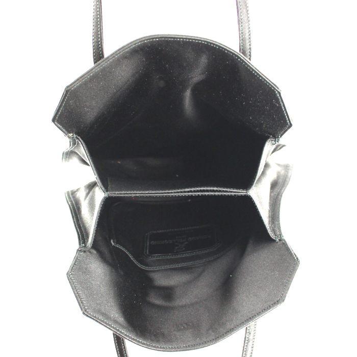 Borsa/pochette in velluto nero - Detail D2