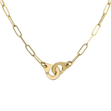 Collier Dinh Van Menottes R10 en or jaune
