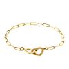 Dinh Van Double Coeur bracelet in yellow gold - 00pp thumbnail