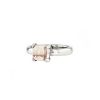 Sortija Tiffany & Co Sugar Stacks modelo pequeño en plata y en cuarzo rosa - 00pp thumbnail