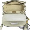 Gucci Bamboo handbag in silver grained leather - Detail D3 thumbnail
