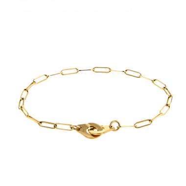 Bracciale Dinh Van Menottes R10 in oro giallo