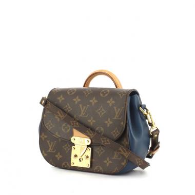Borsa a tracolla Louis Vuitton in tela monogram e pelle blu