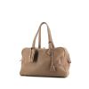 Hermes Victoria handbag in etoupe togo leather - 00pp thumbnail