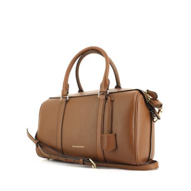 Burberry handbag in brown leather