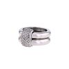 Chaumet Duo half-articulated ring in white gold and diamonds - 00pp thumbnail
