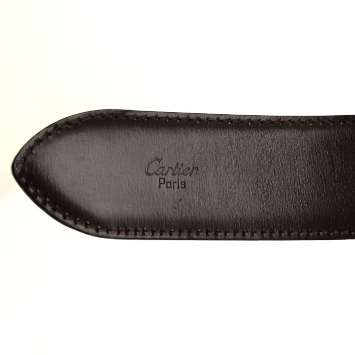 Cintura in pelle nera - Detail D1