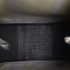 Hermes Garden handbag in beige canvas and black leather - Detail D2 thumbnail