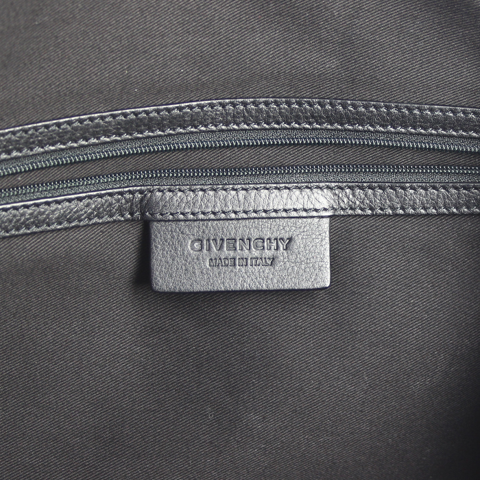 Shopping bag Nightingale in pelle nera - Detail D4