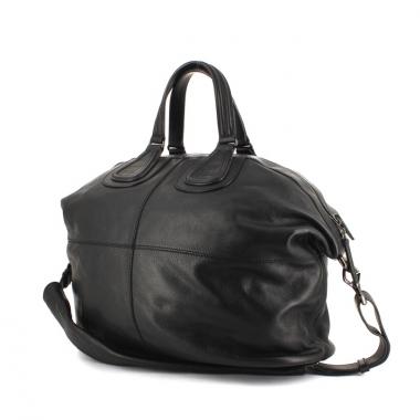 Bolso Cabás Givenchy Nightingale en cuero negro