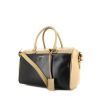 Saint Laurent Duffle handbag  in beige and black bicolor  leather - 00pp thumbnail