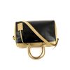 Saint Laurent Duffle handbag  in beige and black bicolor  leather - 360 Front thumbnail