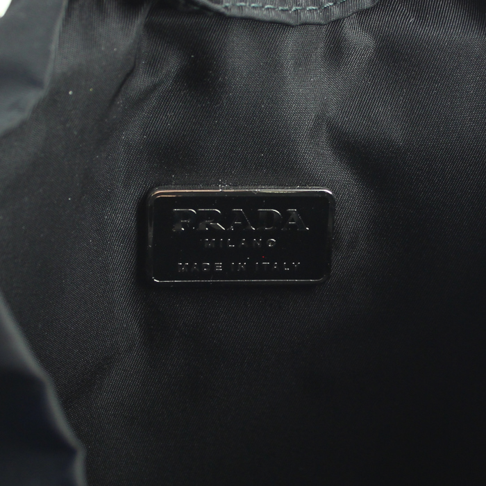 Sac à dos Prada en toile noire - Detail D3