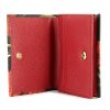 Porte-monnaie Dolce & Gabbana en cuir noir et rouge - Detail D1 thumbnail