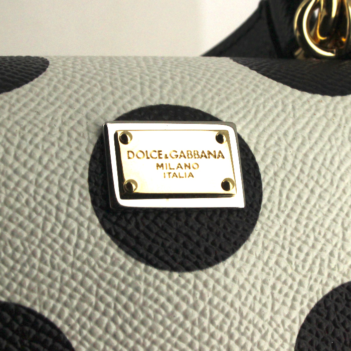Dolce
Gabbana handbag in white leather - Detail D4