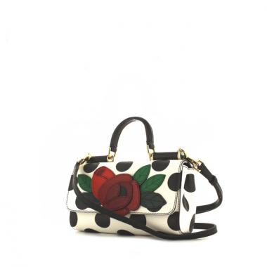 Sac à main Dolce & Gabbana en cuir blanc