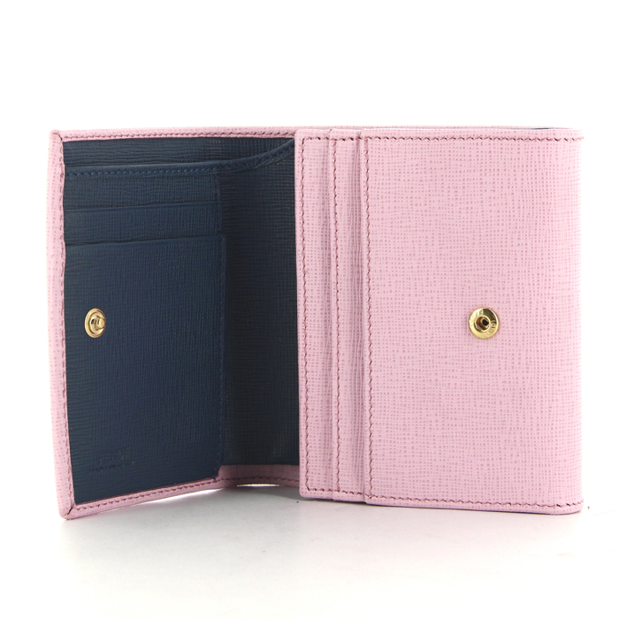 Fendi wallet in pink leather - Detail D1