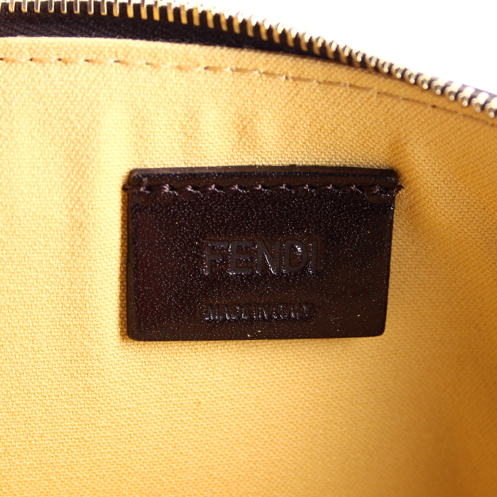 Pochette in tela monogram con decoro graffiti - Detail D3